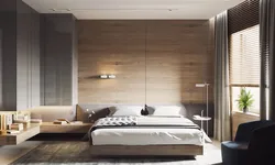 Yataq otağı fotoşəkilindəki divarlar üçün MDF panelləri
