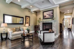Living room design wall floor