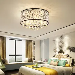 Chandelier for bedroom with suspended ceiling modern design