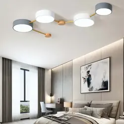 Chandelier for bedroom with suspended ceiling modern design