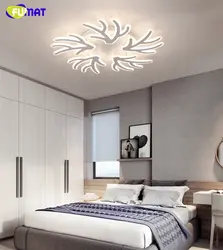 Chandelier for bedroom with suspended ceiling modern design