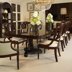 Beautiful tables and chairs for the living room photo