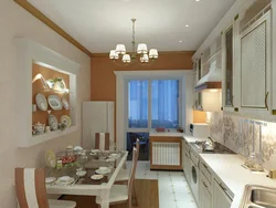 Kitchen interior with balcony 13