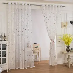 White tulle for the kitchen long photo