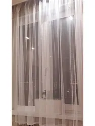Tulle сафед барои ошхона акс дароз