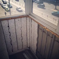 How to insulate loggias in a panel house photo