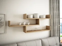 Shelves On The Wall In The Apartment Photo