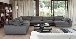 Types of sofas for the living room photo
