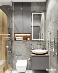 Bathtub with toilet design square