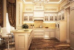 Beige kitchen classic photo