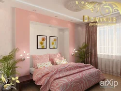 Peach bedroom design