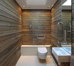 Hamam fotoşəkilində divarları laminatla bitirmək
