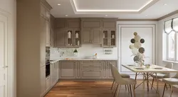 Corner kitchen design modern classic