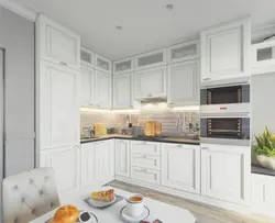 Corner kitchen design modern classic