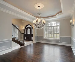 Interior plinth in the living room