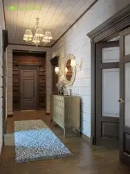 Entrance Hall Of A Wooden House Photo