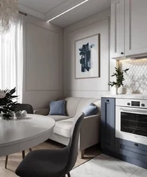 Kitchen Interior 11 M With Sofa