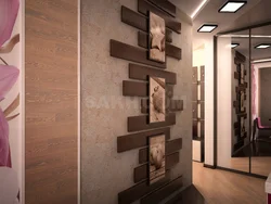 Hallway made of laminate walls photo design