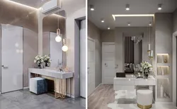 Bathroom and hallway interior