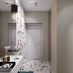 Bathroom and hallway interior