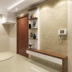 Bathroom and hallway interior
