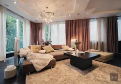 Apartment design with three windows
