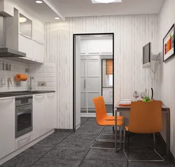 Kitchen design in 16-storey buildings