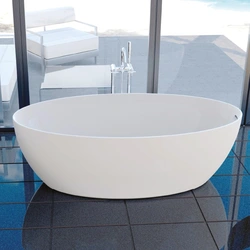 Bath Bowl In The Bathroom Interior Photo