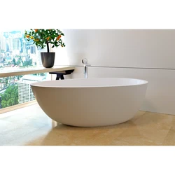 Bath Bowl In The Bathroom Interior Photo