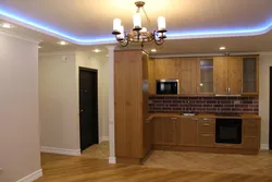 Photos of apartments with a relocated kitchen