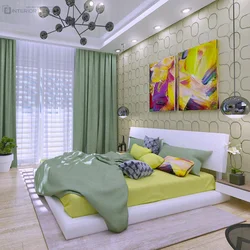 Bright bedroom accents photos