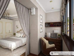 Bedroom Design With 2 Balconies