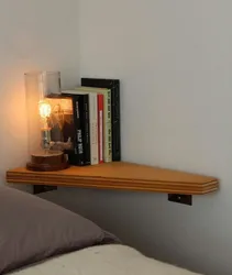 Wall shelves for bedroom photo