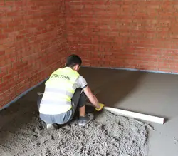 Photo Of Floor Screed In An Apartment