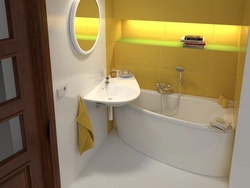 Small corner bath photo design