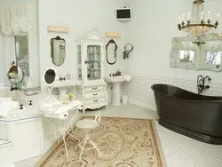 Vintage bathroom interior