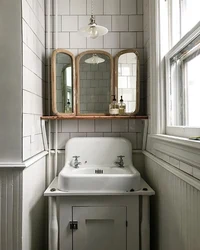 Vintage bathroom interior