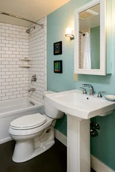 Do-it-yourself budget bathroom renovation in Khrushchev photo