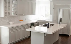 White Kitchen Design What Kind Of Countertop
