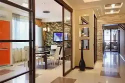 Дизайн кухни с гостиной перегородкой из гипсокартона