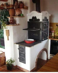 Mətbəxdə rus sobasını necə dizayn etmək olar