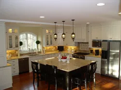 Lighting area in the kitchen photo