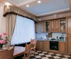 Как Подобрать Шторы К Обоям Фото На Кухню