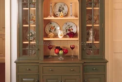Sideboards зебо барои хӯрокҳои дар меҳмонхона акс