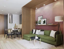 Slats In Kitchen Living Room Design