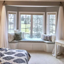 Bedroom interior with window