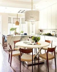 Round kitchen interiors