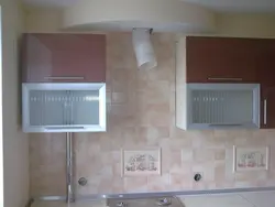 Photo of how to close a pipe on a kitchen wall