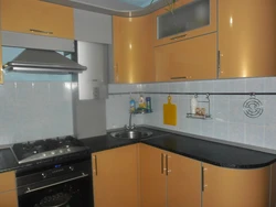 Photo Corner Sets For The Kitchen In Khrushchev With A Column