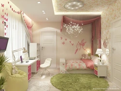 Girl's bedroom interior photo